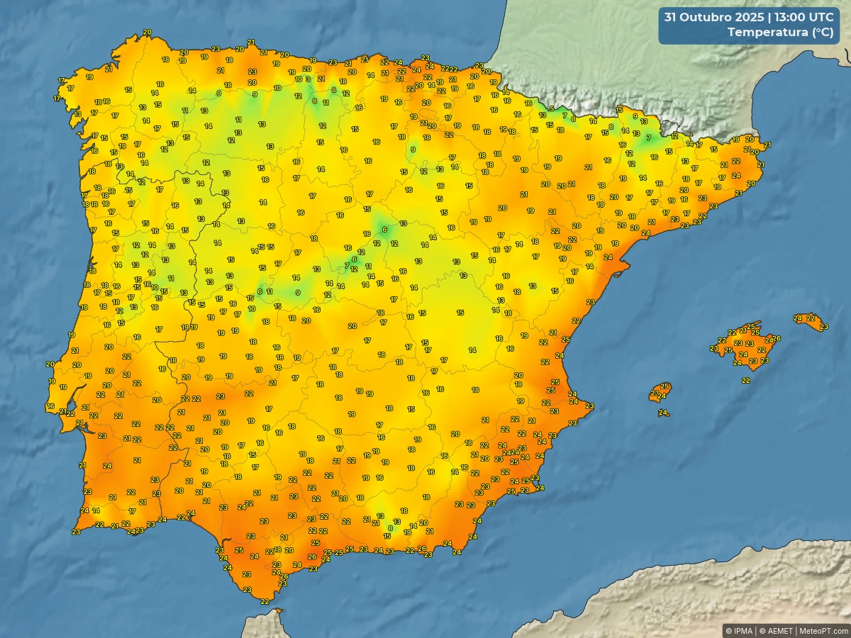 Mapa de Temperatura
